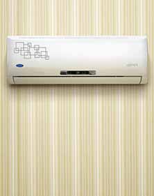 Split Air conditioner fitted on the wall