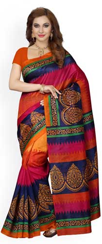 Bhagalpuri Art Silk Printed Saree