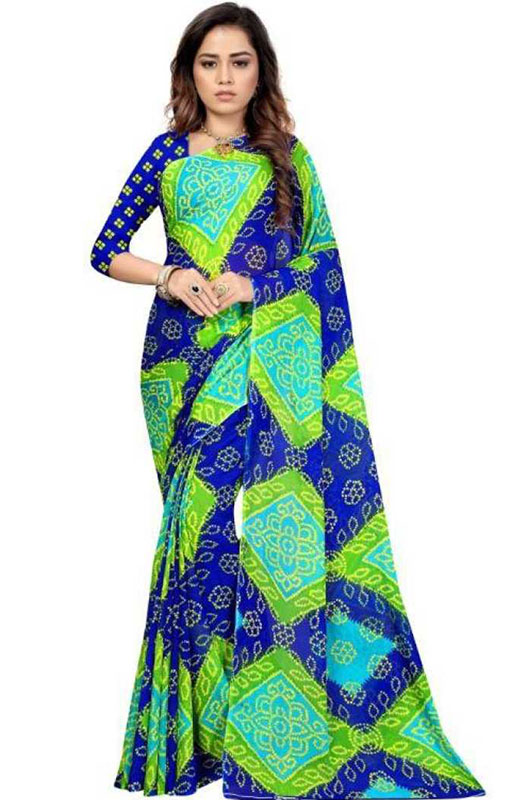 Bollywood Pattern Printed Saree 