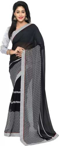 Bollywood Pure Georgette Saree