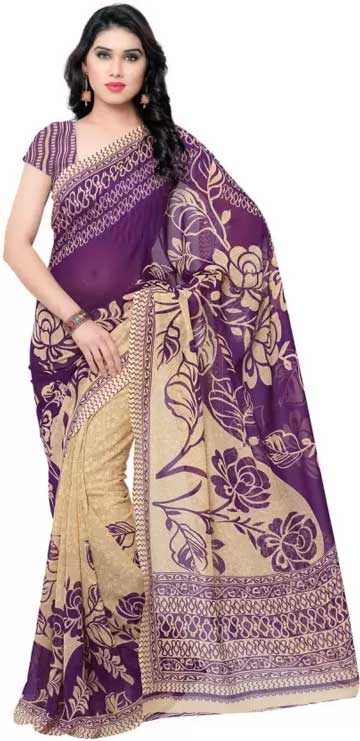 Kashvi Sarees Printed Daily Wear Georgette Saree