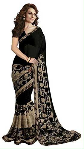 Faux Georgette Saree