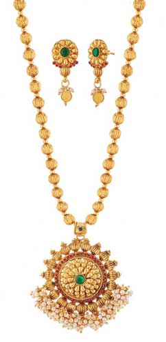 Gold Plated Necklace Set