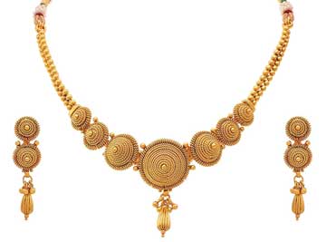 Gold plated Jewellery Set