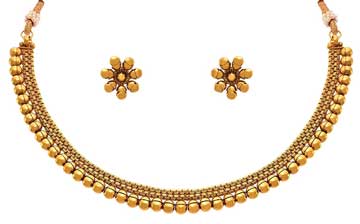 Gold plated Jewellery Set