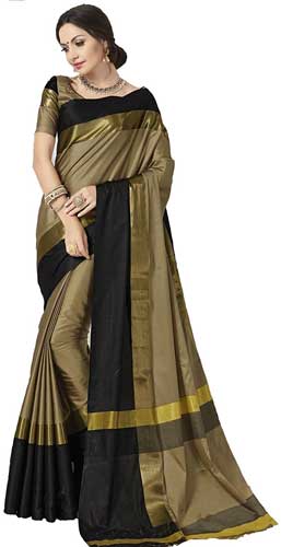 Cotton Silk Paithani saree 