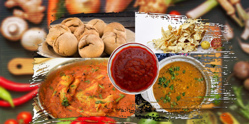 Learn 5 delicious Marwari Recipe Baati, Papad Sabzi, Papad Pods, Panchamel Dal and Rajasthani Chutney