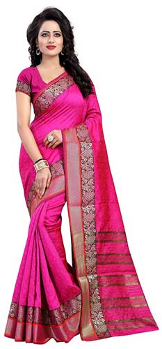 Pink Cotton silk