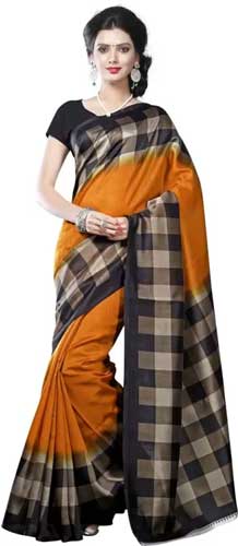 Printed Daily Wear Cotton, Silk Saree