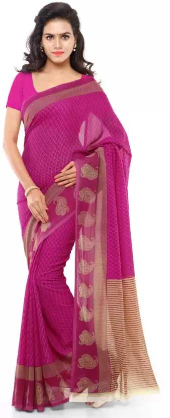 Kashvi Sarees Printed Daily Wear Georgette Saree