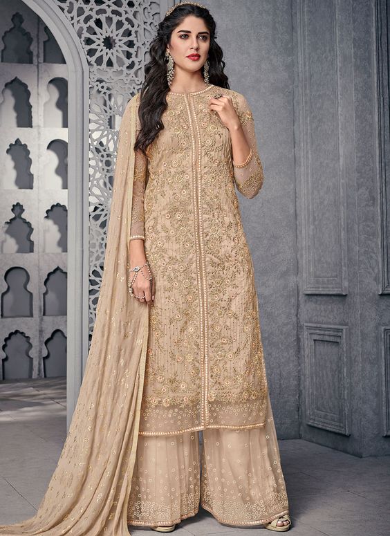 Salwar Suit With Plazoo