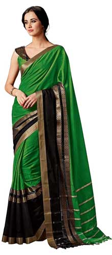 Paithani Art Silk Cotton saree 