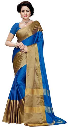 Blue Silk Saree 