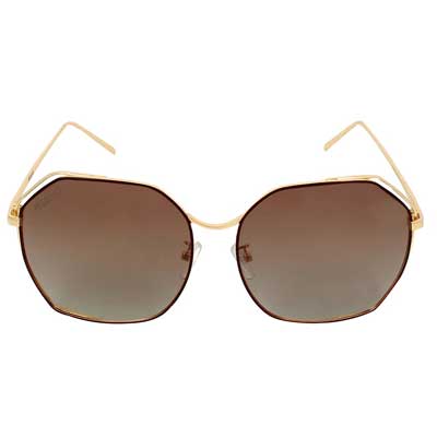 Gold-Toned Metallic Sunglasses