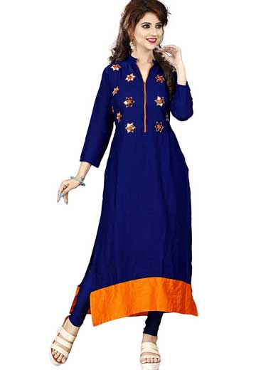 Mirror Work Kurti