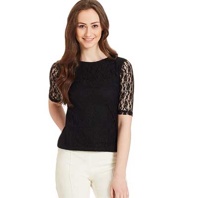 Miss Chase Women's Lace Top