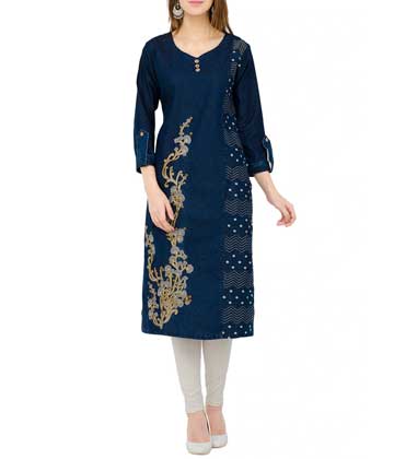 Printed Straight Kurta