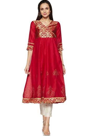 Rangriti Red Kurta