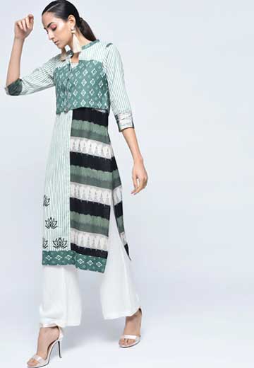 Straight Kurta With Jacket