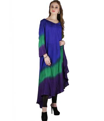 Tanya Berry silk ombre dye kaftan