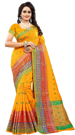 Tussar Silk Saree Kanchipuram Style