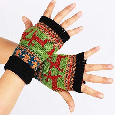 Woolen Half Gloves