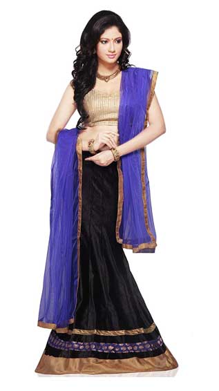 Lehenga Black Colour