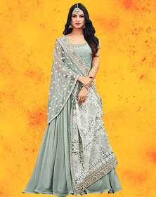 Georgette Anarkali Gown