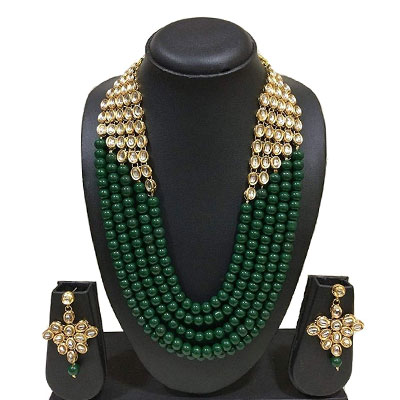 Kundan Rani Haar Necklace Jewellery Set