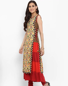 Printed Kurti in 2 Layers