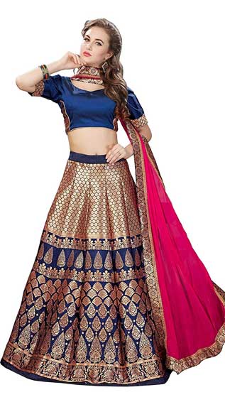 Silk Lehanga Choli