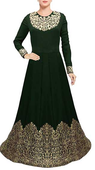 Georgette Anarkali Gown