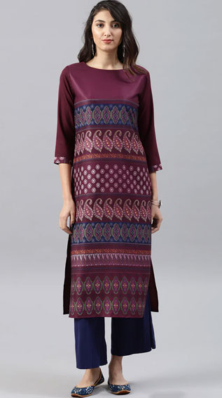 Straight Printed Kurta