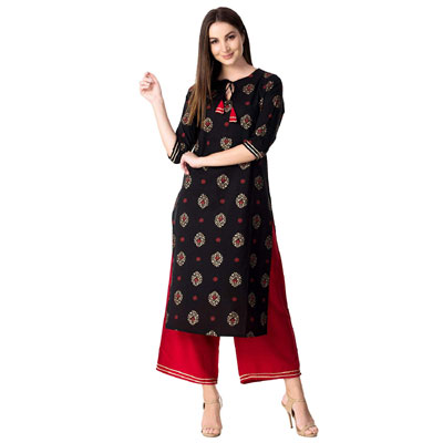 Cotton Printed Kurta & Palazzo