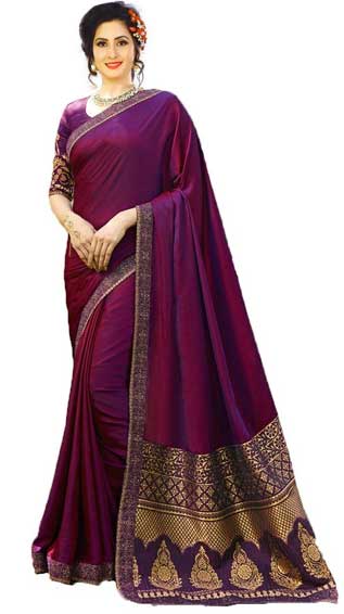 Wedding Wear Saree with Blouse Piece