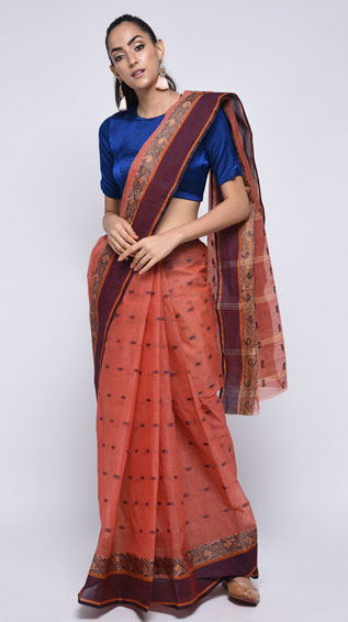 Bengal Tangail Tant Saree