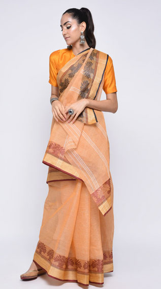 Bengal Tangaail Saree