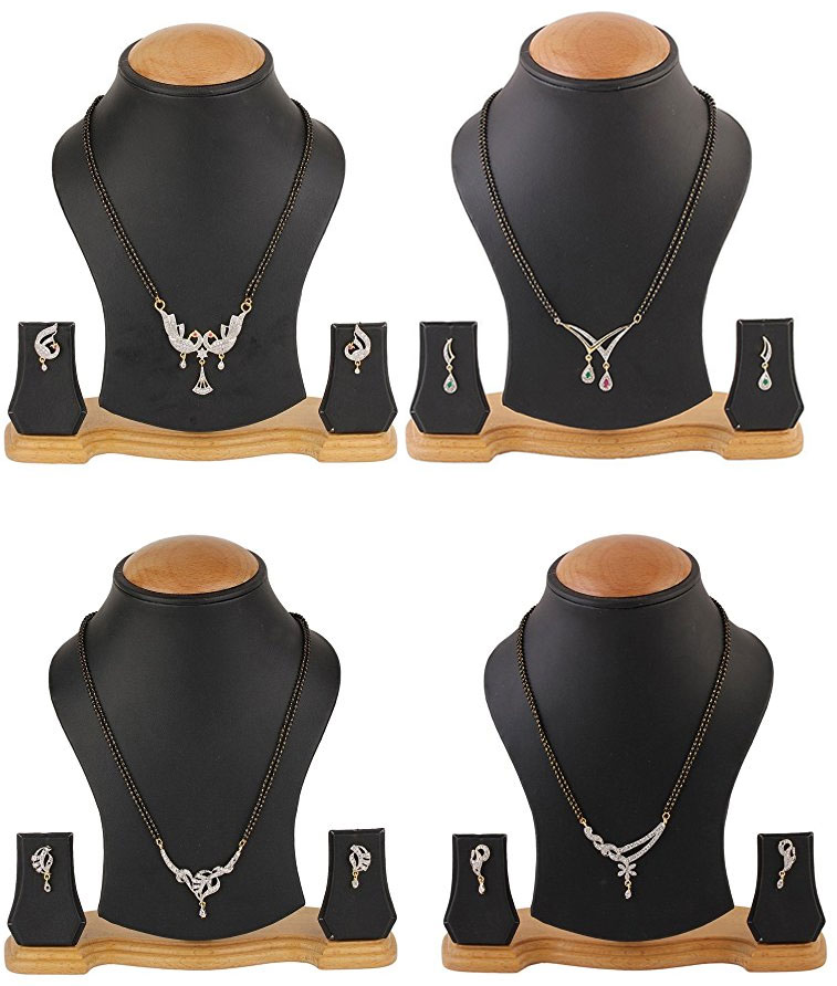 American Diamond Mangalsutra Pendant