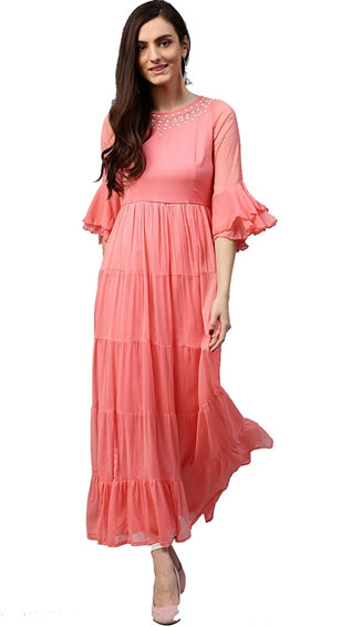 Chiffon Anarkali Kurti