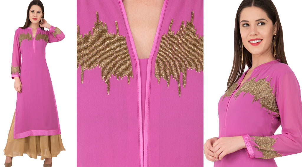 Embellished Straight Kurti
