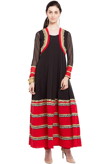 Embroidered Women's Straight Kurti