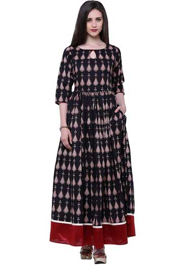 Floor Length Anarkali kurtis For Women