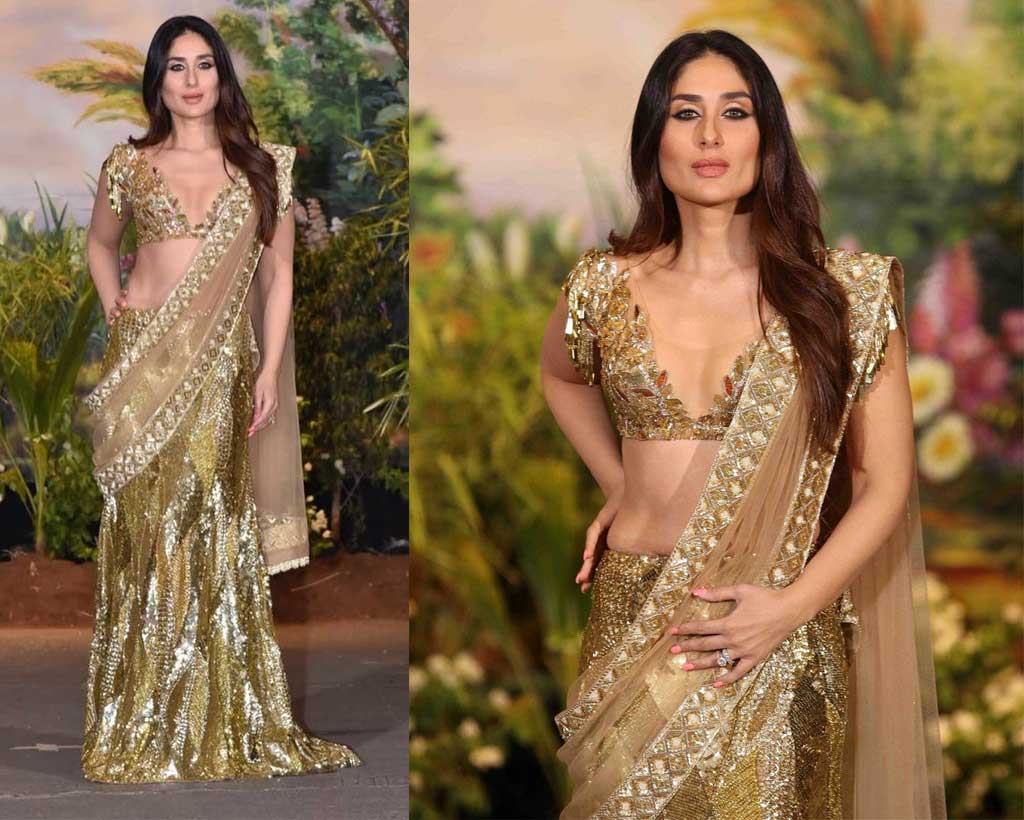Kareena Kapoor in Golden saree