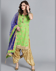 Kurti with Patiala & Dupatta