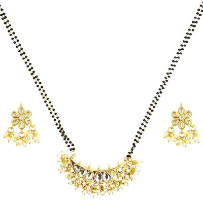 Mangalsutra Necklace & Earring Set