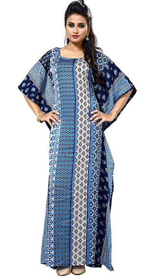 Multi Color Kaftan Kurti