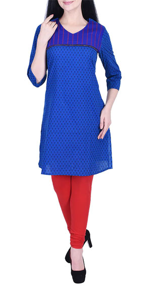 Printed Straight Kurta
