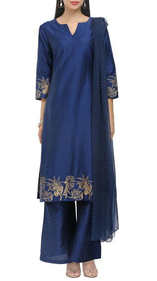 Straight Block Print Kurta