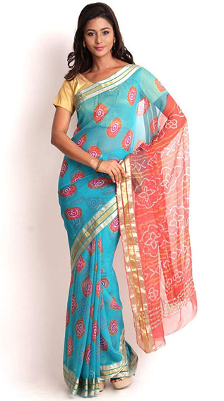 bandhni saree 