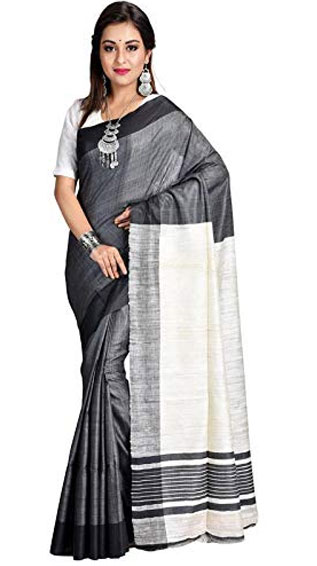 Silk Saree With Ghicha Pallu